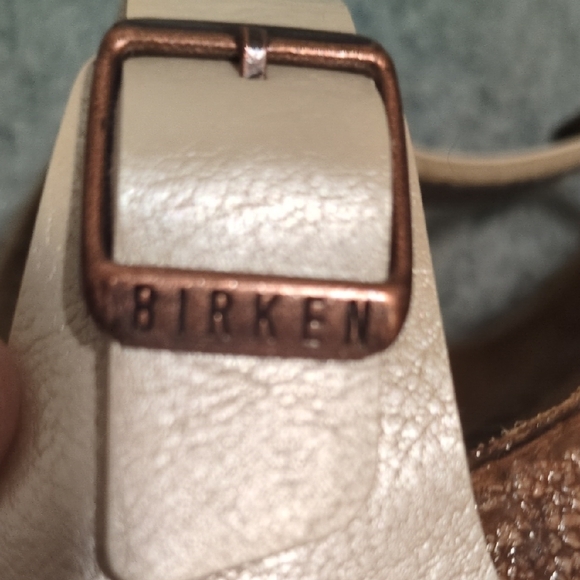 🍄Birkenstock Gizeh Sandals - Cream and Brown - Picture 5 of 6